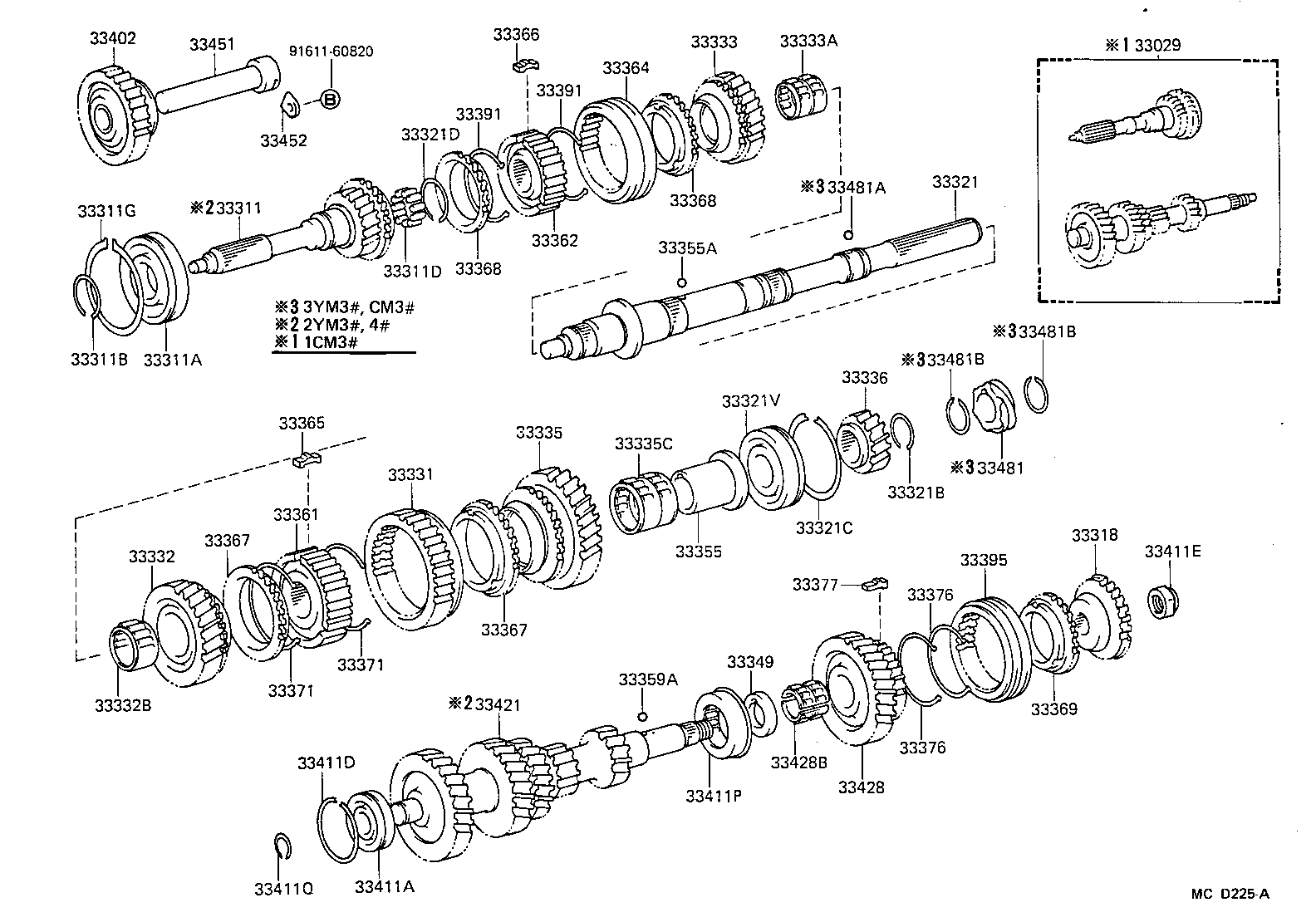  LITEACE |  TRANSMISSION GEAR MTM