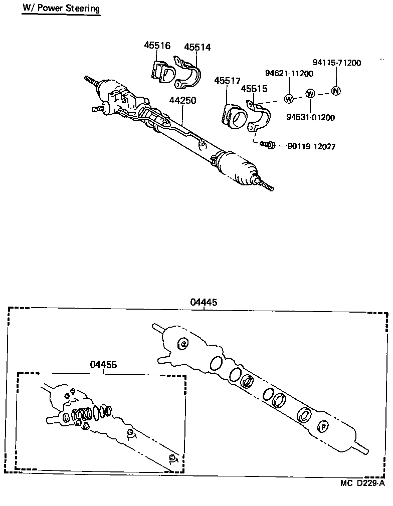  LITEACE |  FRONT STEERING GEAR LINK