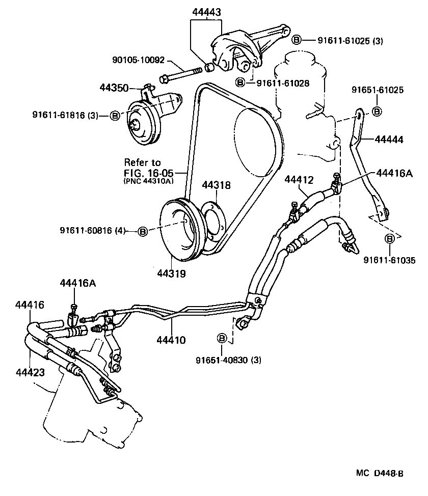  HIACE VAN COMUTER |  POWER STEERING TUBE