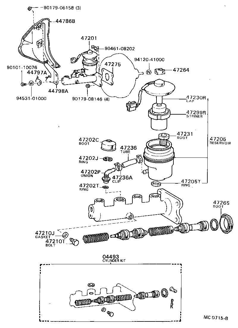  CRESSIDA |  BRAKE MASTER CYLINDER