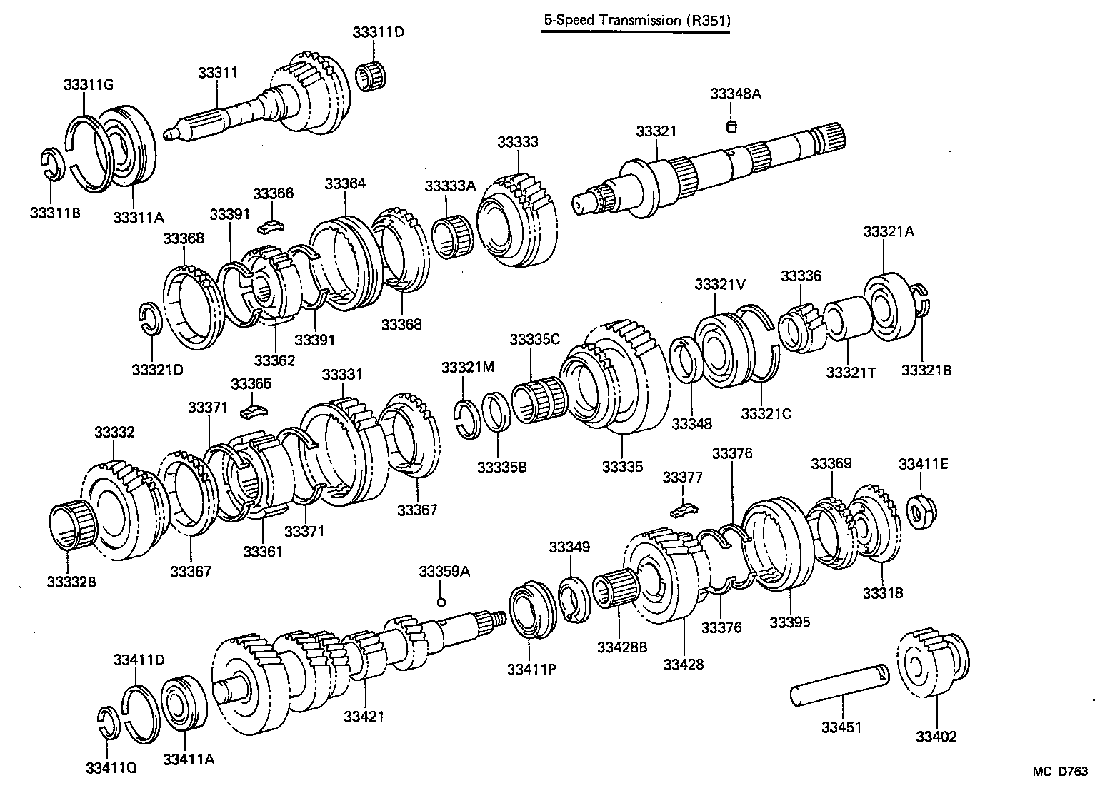  HIACE VAN COMUTER |  TRANSMISSION GEAR MTM