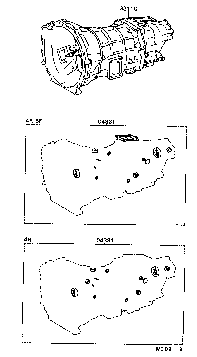  STOUT |  TRANSAXLE OR TRANSMISSION ASSY GASKET KIT MTM