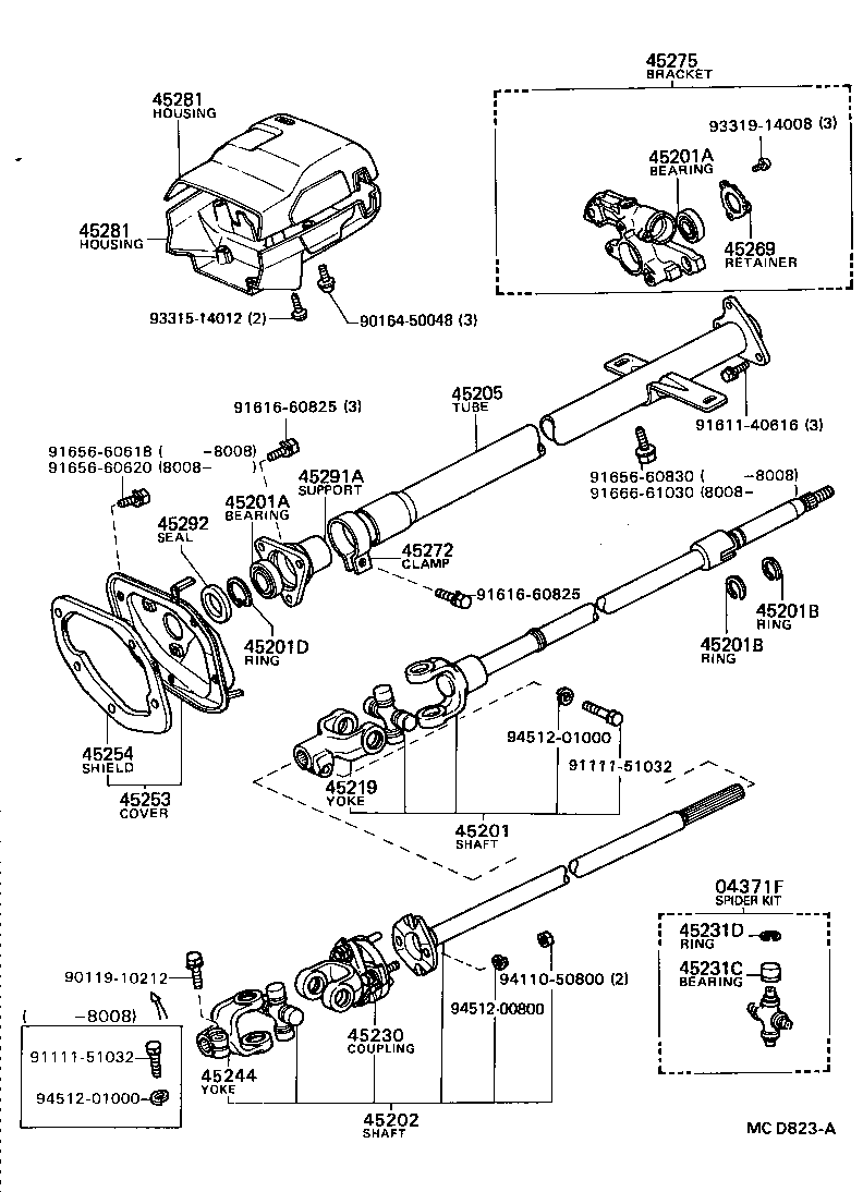  STOUT |  STEERING COLUMN SHAFT