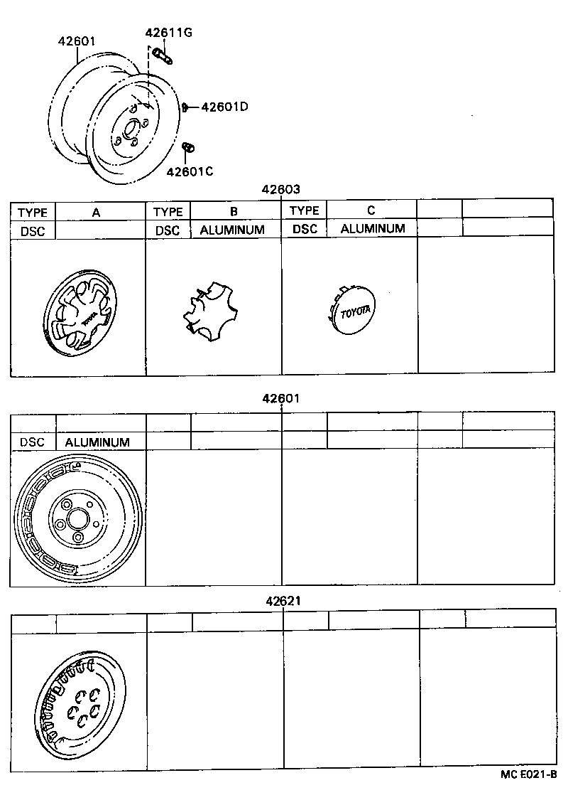  CAMRY |  DISC WHEEL WHEEL CAP