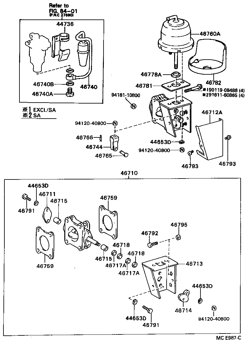  DYNA 200 |  EXHAUST BRAKE ASSEMBLY VACUUM CYLINDER