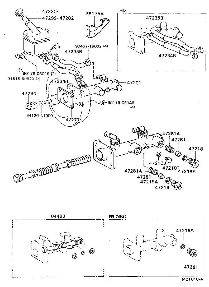  DYNA 200 |  BRAKE MASTER CYLINDER