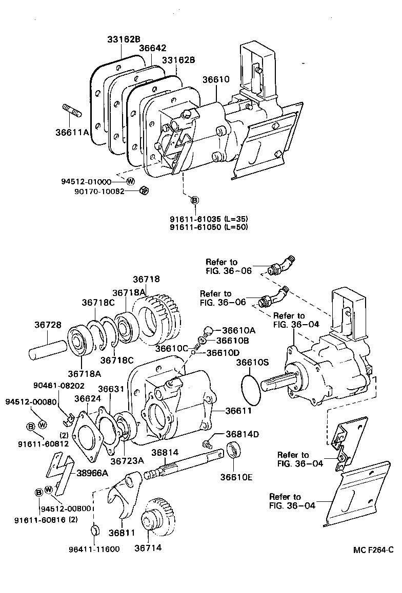  DYNA 200 |  POWER TAKE OFF CASE GEAR