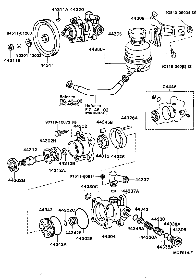  CRESSIDA |  VANE PUMP RESERVOIR POWER STEERING