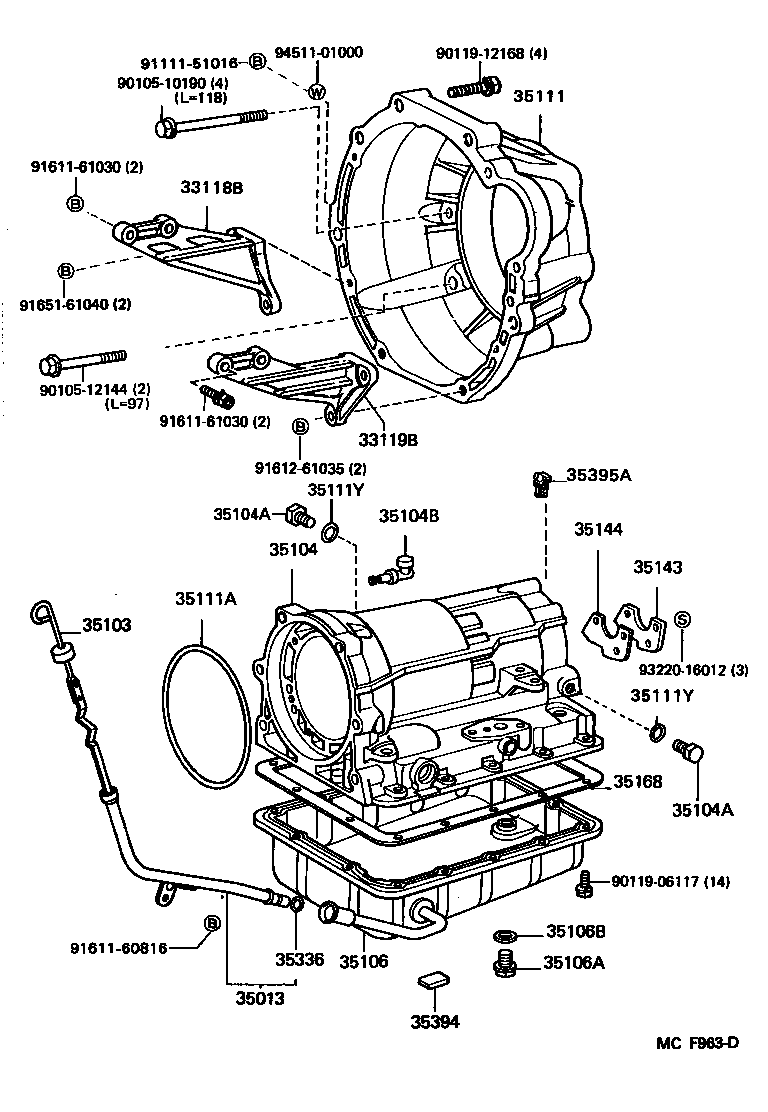  CRESSIDA |  TRANSMISSION CASE OIL PAN ATM