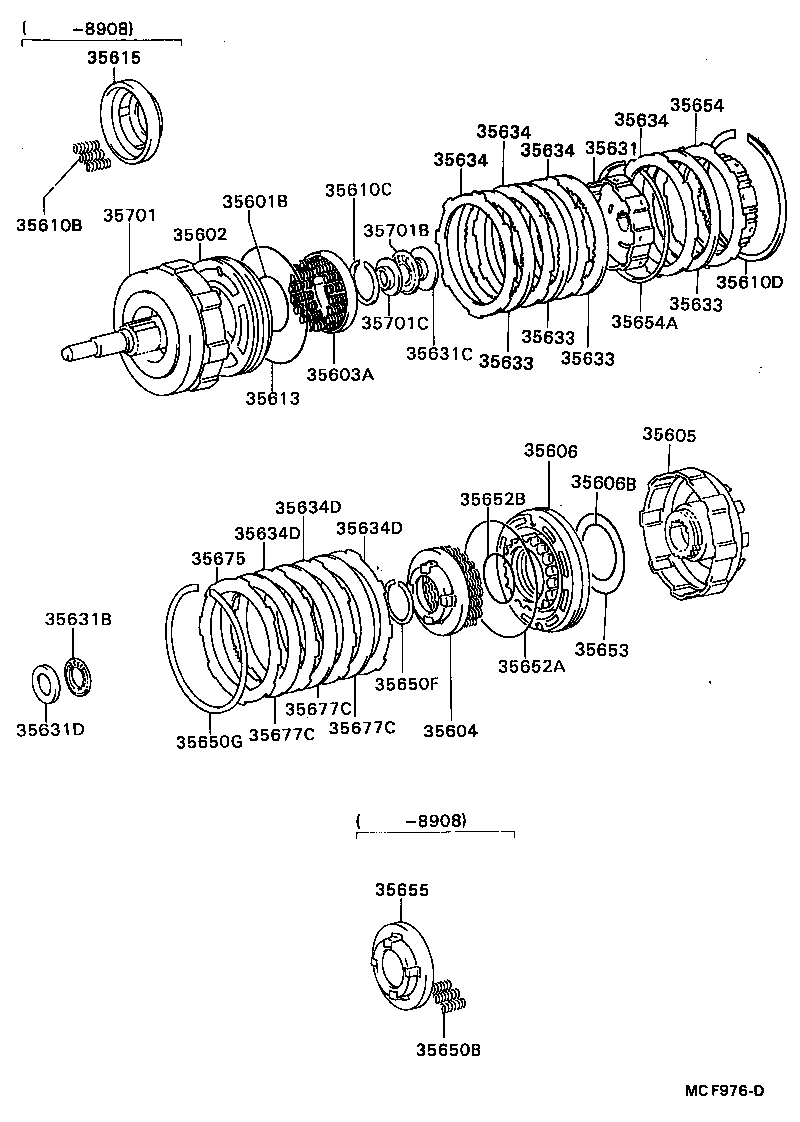 CRESSIDA |  BRAKE BAND MULTIPLE DISC CLUTCH ATM