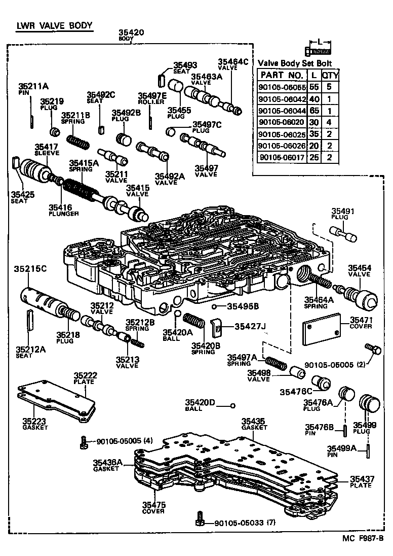  CRESSIDA |  VALVE BODY OIL STRAINER ATM