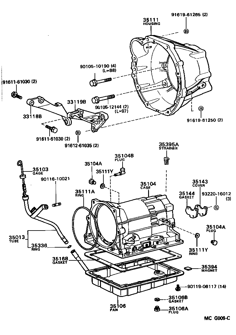  CRESSIDA |  TRANSMISSION CASE OIL PAN ATM