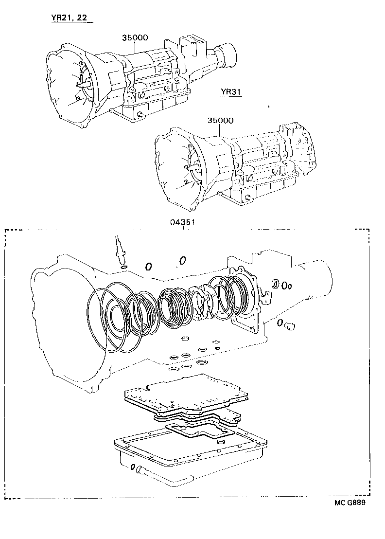  MODEL F |  TRANSAXLE OR TRANSMISSION ASSY GASKET KIT ATM