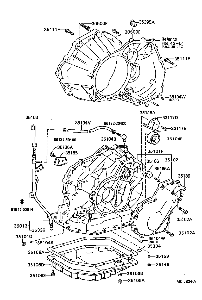  STARLET |  TRANSMISSION CASE OIL PAN ATM