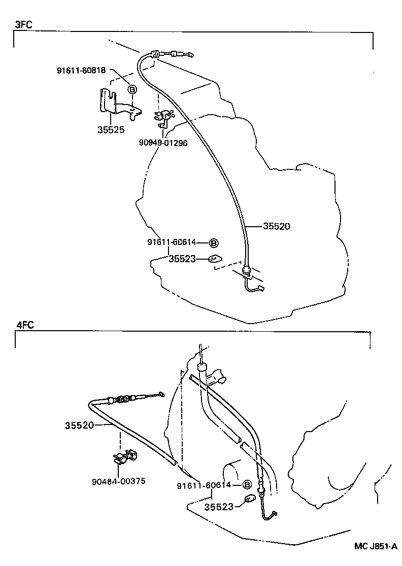  STARLET |  THROTTLE LINK VALVE LEVER ATM