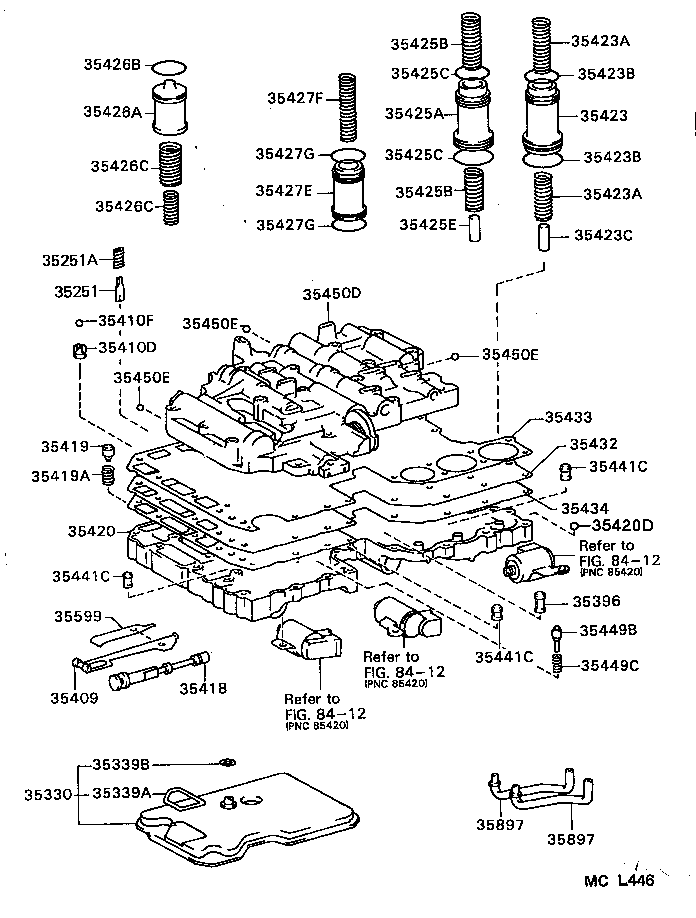  SUPRA |  VALVE BODY OIL STRAINER ATM