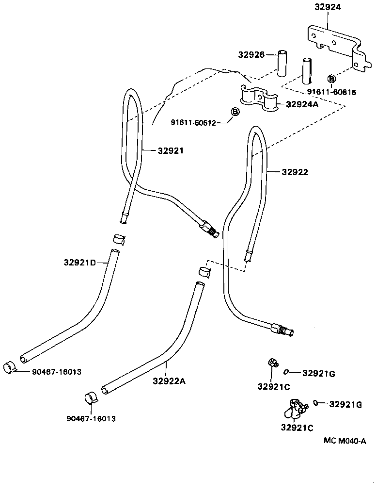  CAMRY JPP SED |  OIL COOLER TUBE ATM