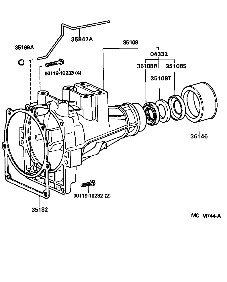 LITEACE VAN WAGON |  EXTENSION HOUSING ATM