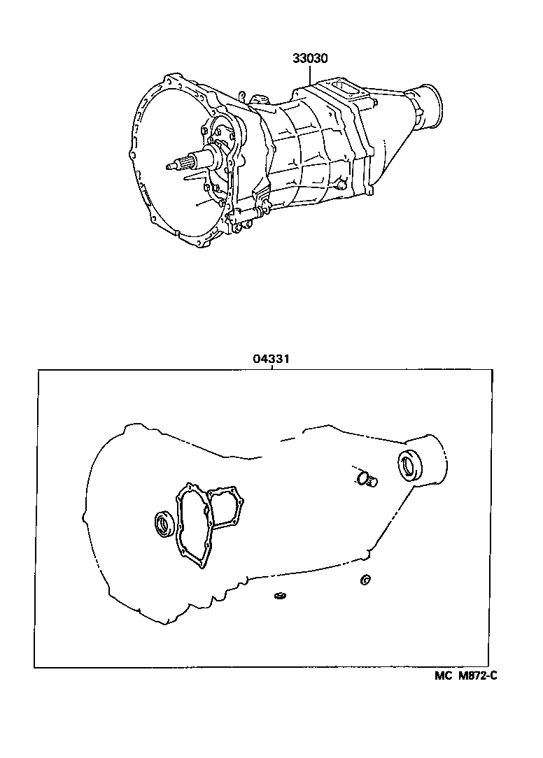  LITEACE VAN WAGON |  TRANSAXLE OR TRANSMISSION ASSY GASKET KIT MTM