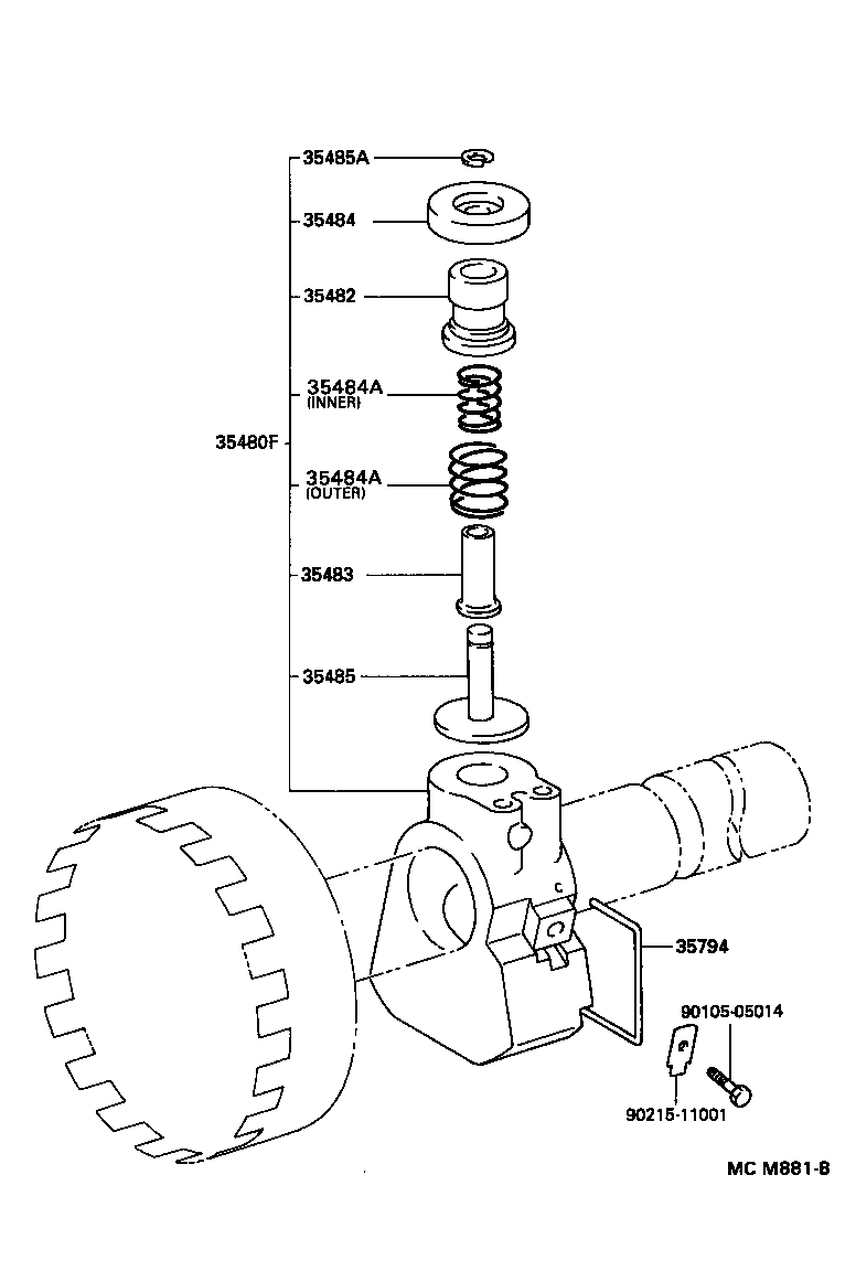  LITEACE VAN WAGON |  REAR OIL PUMP GOVERNOR ATM