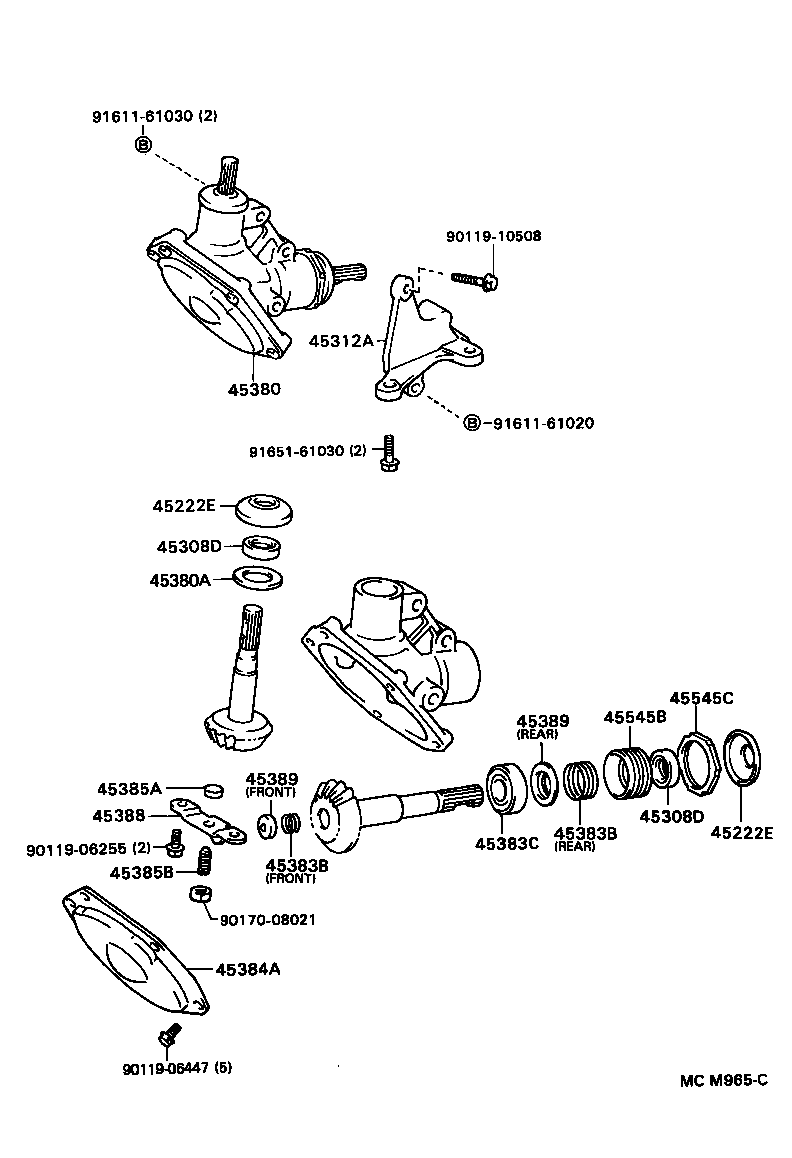  LITEACE VAN WAGON |  STEERING COLUMN SHAFT