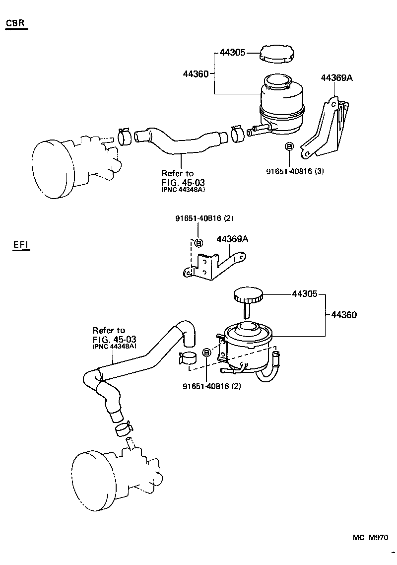  LITEACE VAN WAGON |  VANE PUMP RESERVOIR POWER STEERING