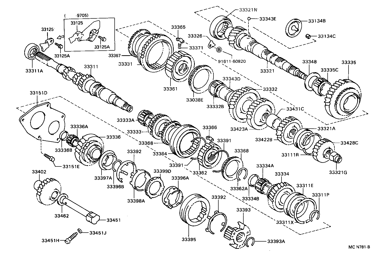  CAMRY JPP SED |  TRANSMISSION GEAR MTM