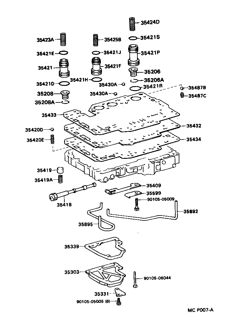  LITEACE VAN WAGON |  VALVE BODY OIL STRAINER ATM