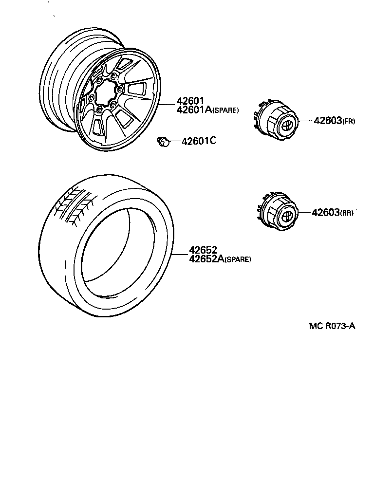  T100 |  DISC WHEEL WHEEL CAP