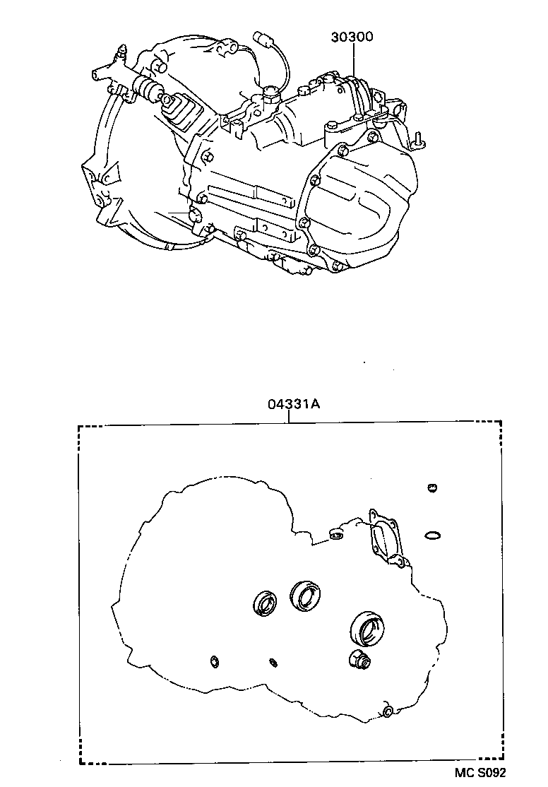  SOLUNA |  TRANSAXLE OR TRANSMISSION ASSY GASKET KIT MTM