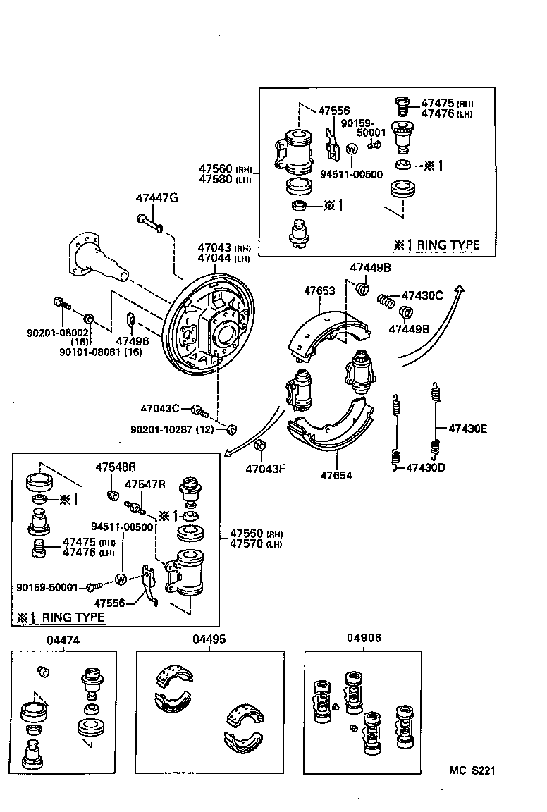  DYNA150 |  REAR DRUM BRAKE WHEEL CYLINDER BACKING PLATE