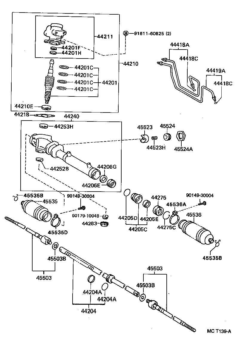  TERCEL |  FRONT STEERING GEAR LINK