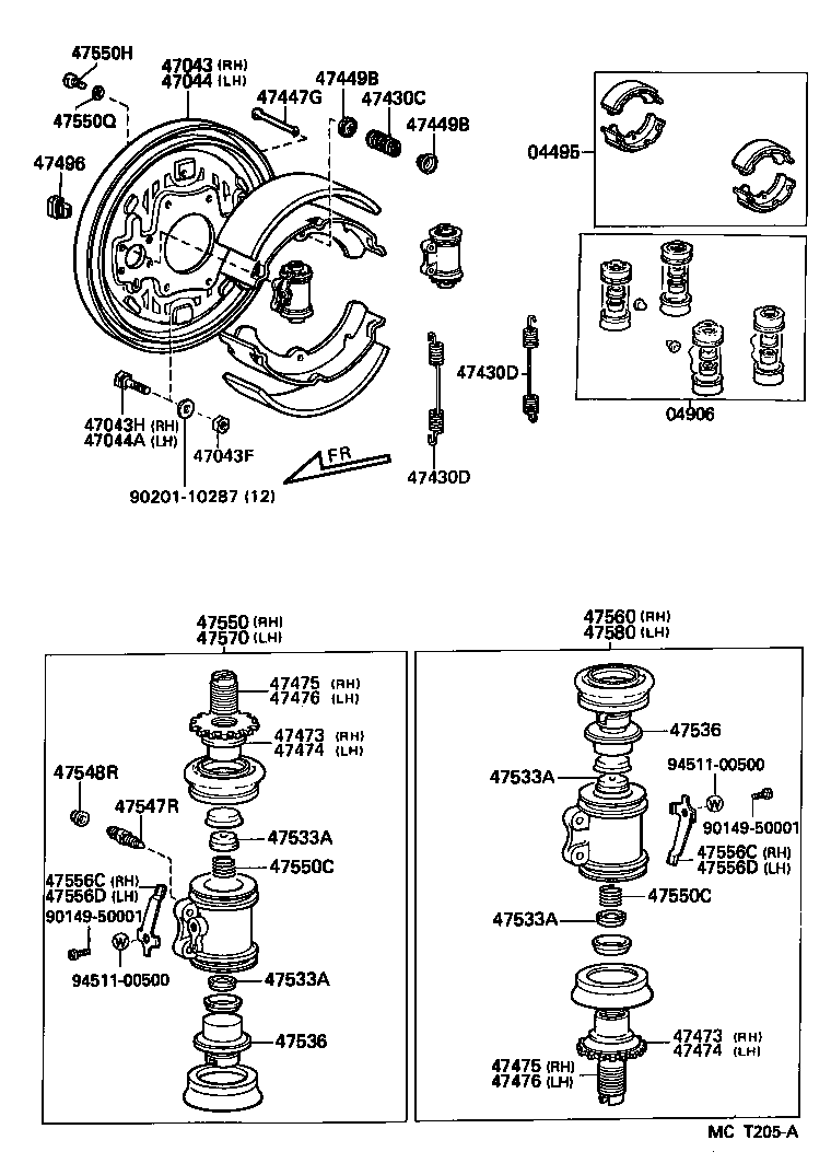  DYNA 150 |  REAR DRUM BRAKE WHEEL CYLINDER BACKING PLATE