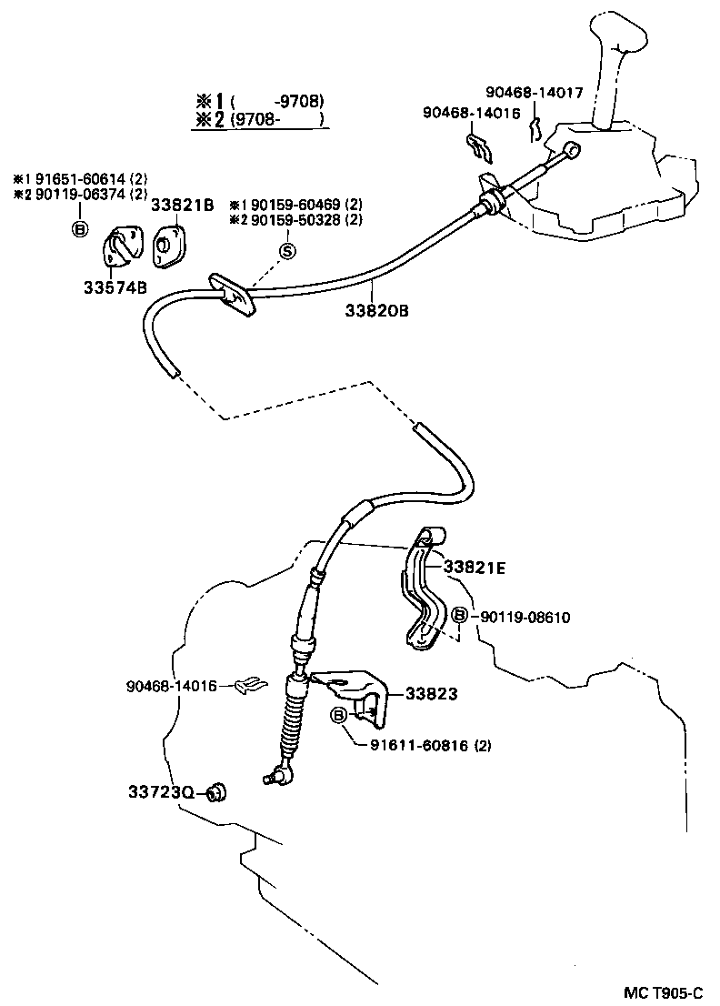  CAMRY JPP SED |  SHIFT LEVER RETAINER