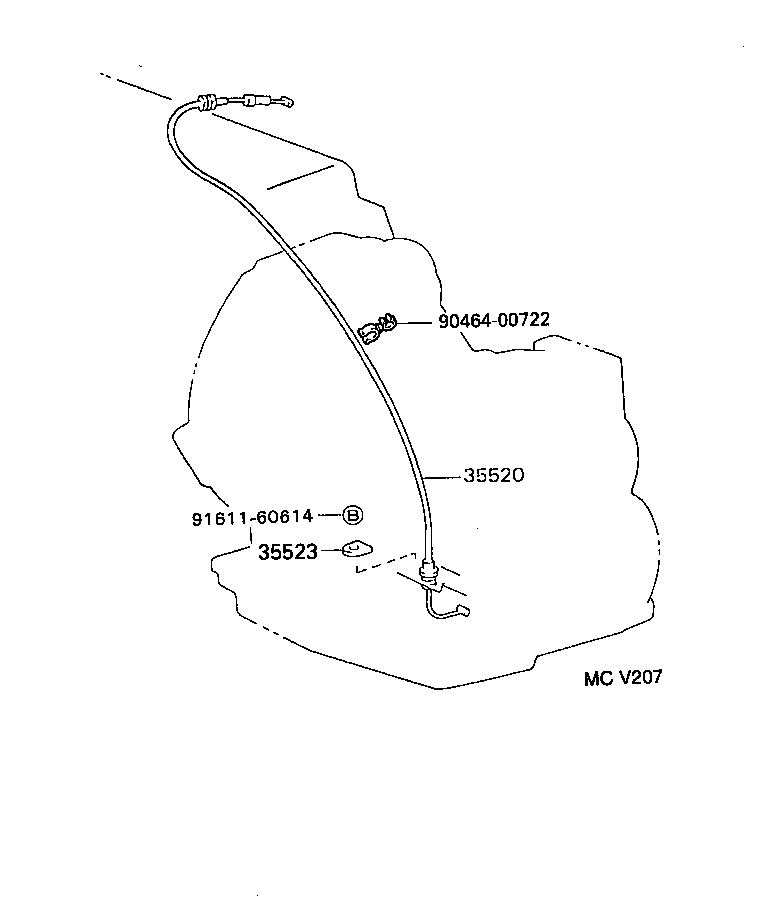  STARLET |  THROTTLE LINK VALVE LEVER ATM