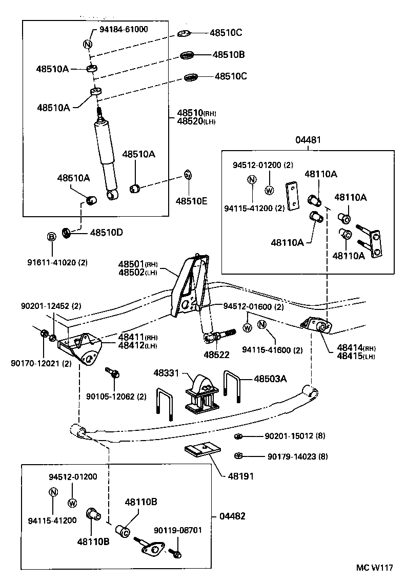  STOUT |  FRONT SPRING SHOCK ABSORBER