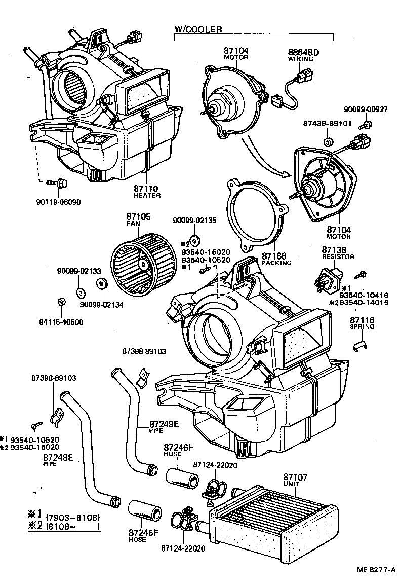  STOUT |  HEATING AIR CONDITIONING HEATER UNIT BLOWER