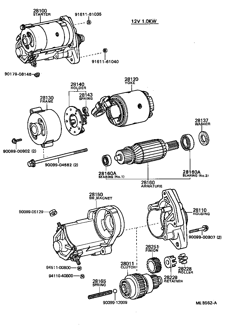  TERCEL |  STARTER