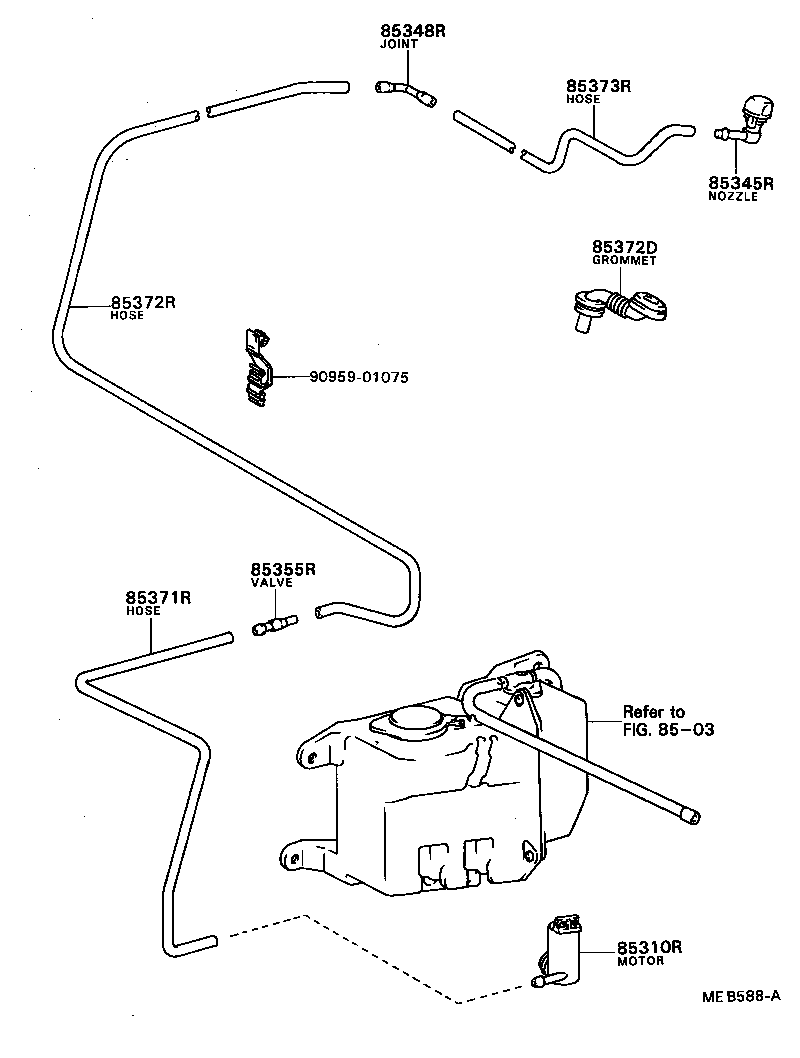  TERCEL |  REAR WASHER