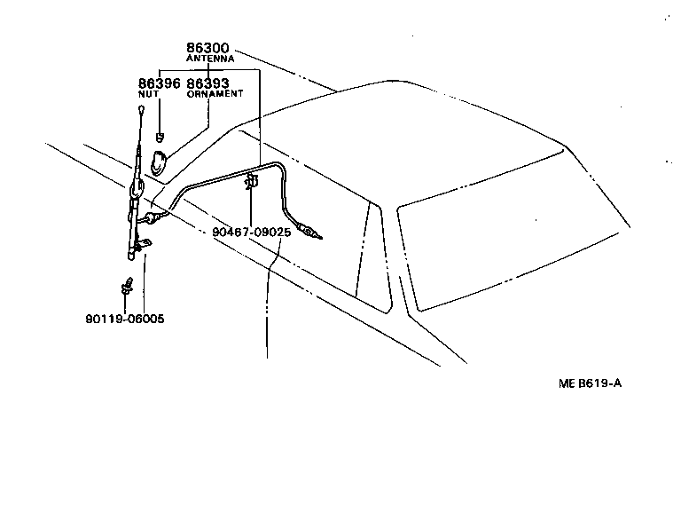  TERCEL |  ANTENNA