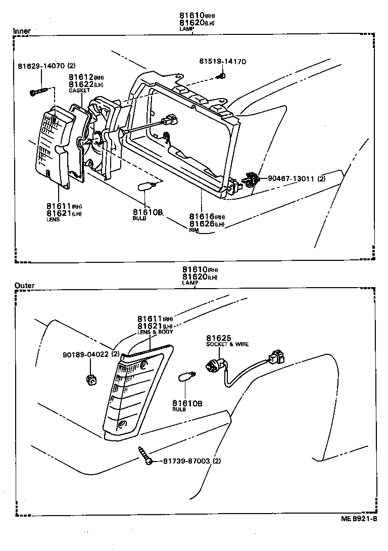  TERCEL |  FRONT CLEARANCE LAMP