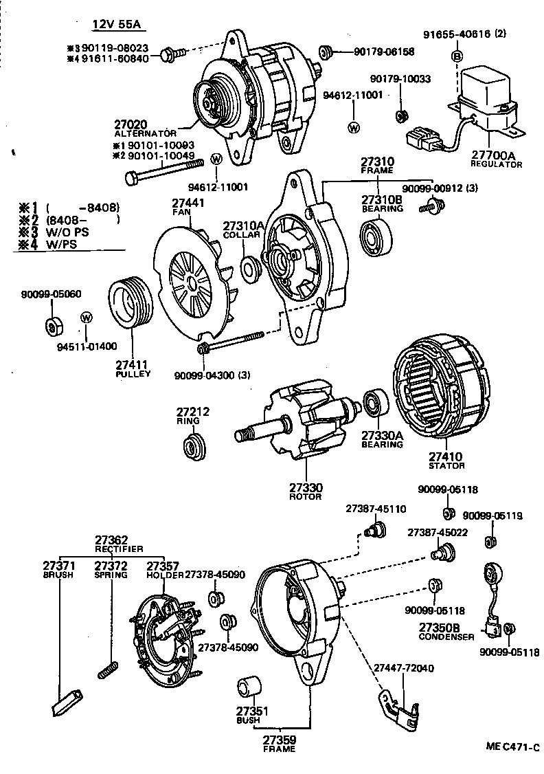  MODEL F |  ALTERNATOR