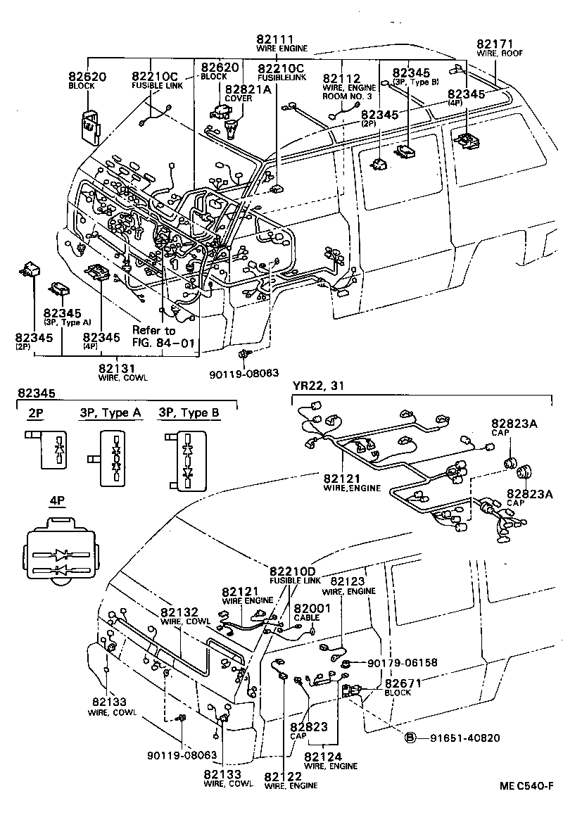  MODEL F |  WIRING CLAMP