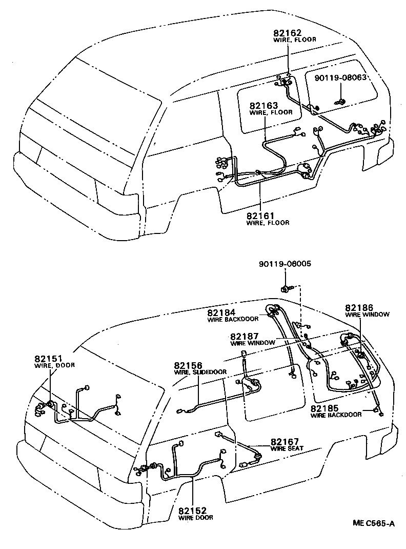  MODEL F |  WIRING CLAMP