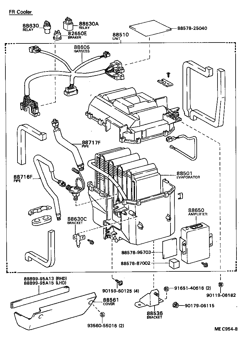  MODEL F |  HEATING AIR CONDITIONING COOLER UNIT