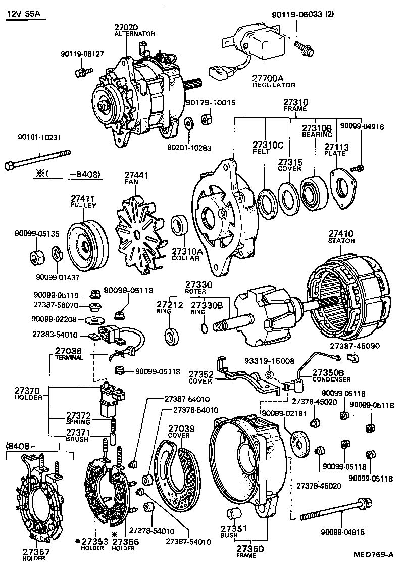  HILUX |  ALTERNATOR