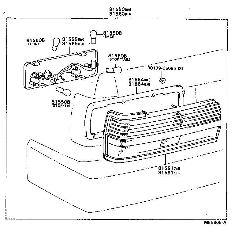  CRESSIDA |  REAR COMBINATION LAMP