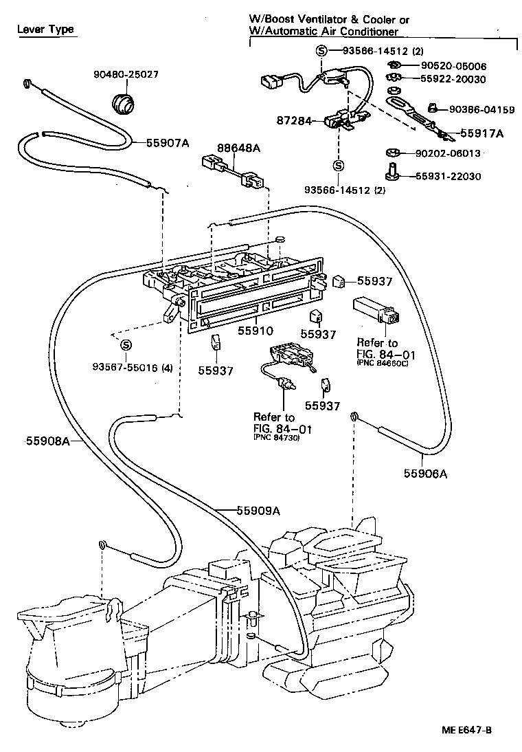  CRESSIDA |  HEATING AIR CONDITIONING CONTROL AIR DUCT