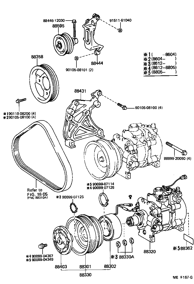  STARLET |  HEATING AIR CONDITIONING COMPRESSOR