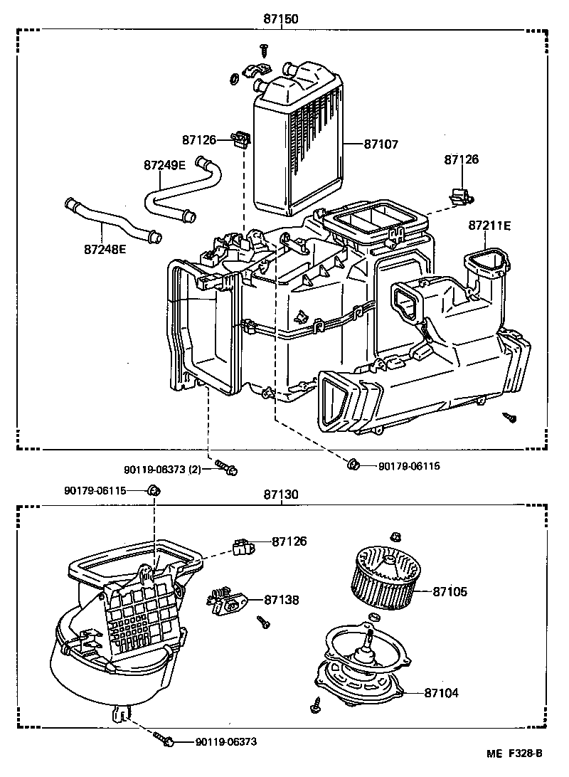  LAND CRUISER 70 |  HEATING AIR CONDITIONING HEATER UNIT BLOWER